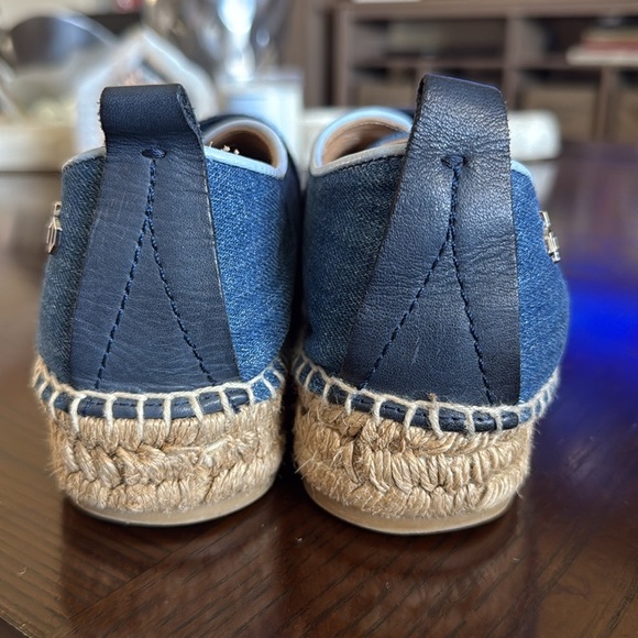 NWOB *Sold Out* Rag & Bone Denim Espadrilles with Leather Accents - Picture 6 of 8